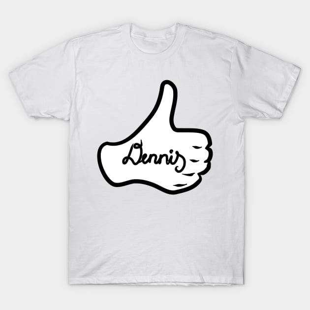 Men name Dennis T-Shirt by grafinya